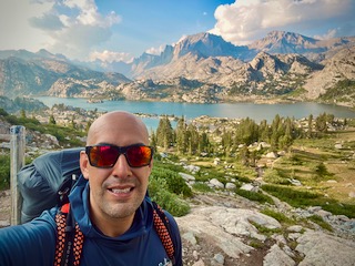 Founder outdoors in New Mexico